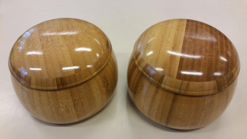 Bamboo wooden bowls